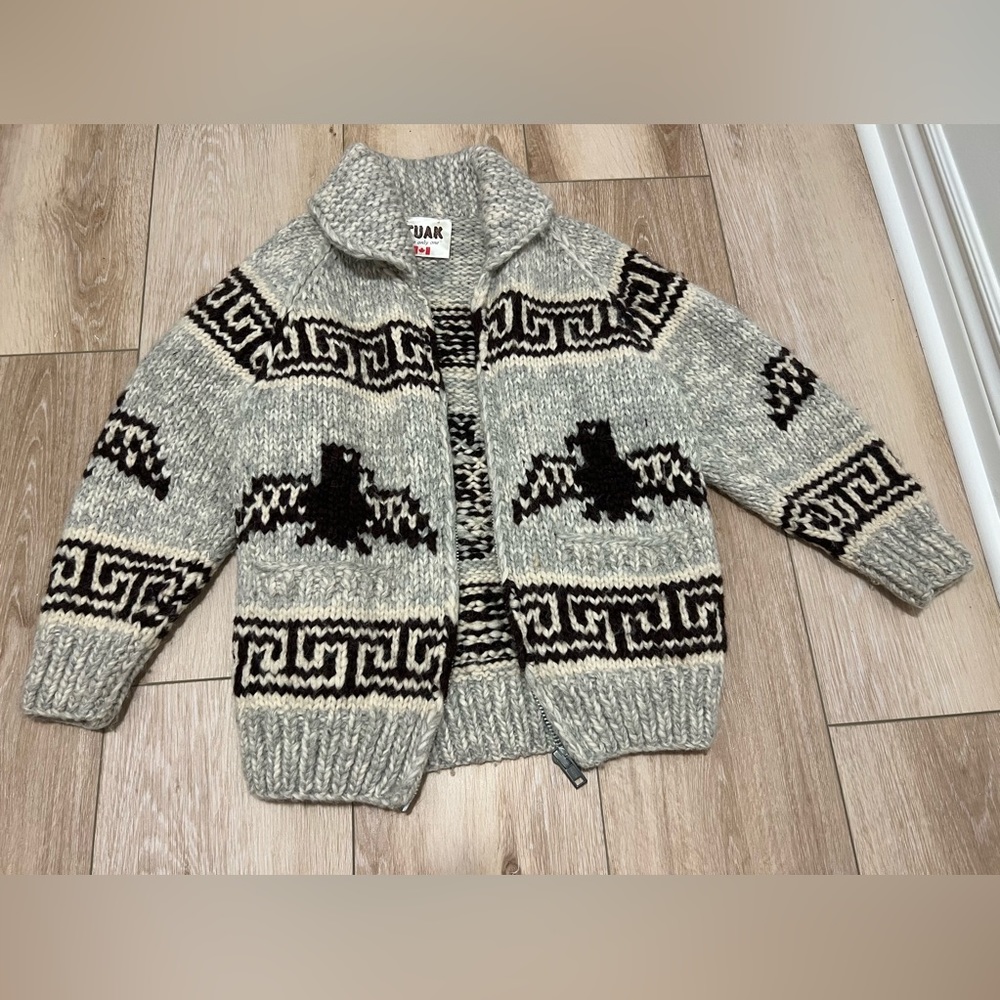 Vintage TUAK Cowichan Thunderbird Sweater